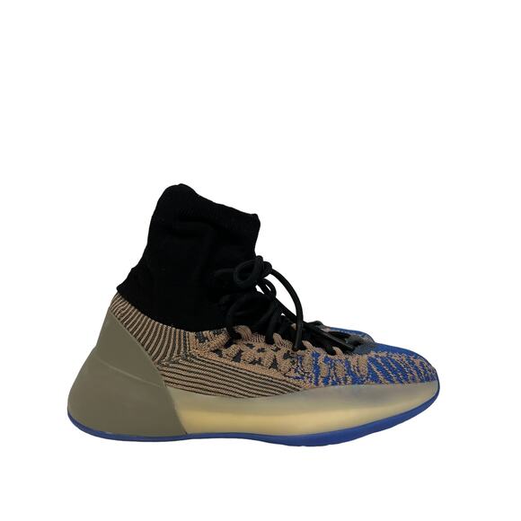 ADIDAS x YEEZY BSKTBL KNIT Blue Slate Azure High Top Lace Up Sneakers US 6.5 - Picture 1 of 10